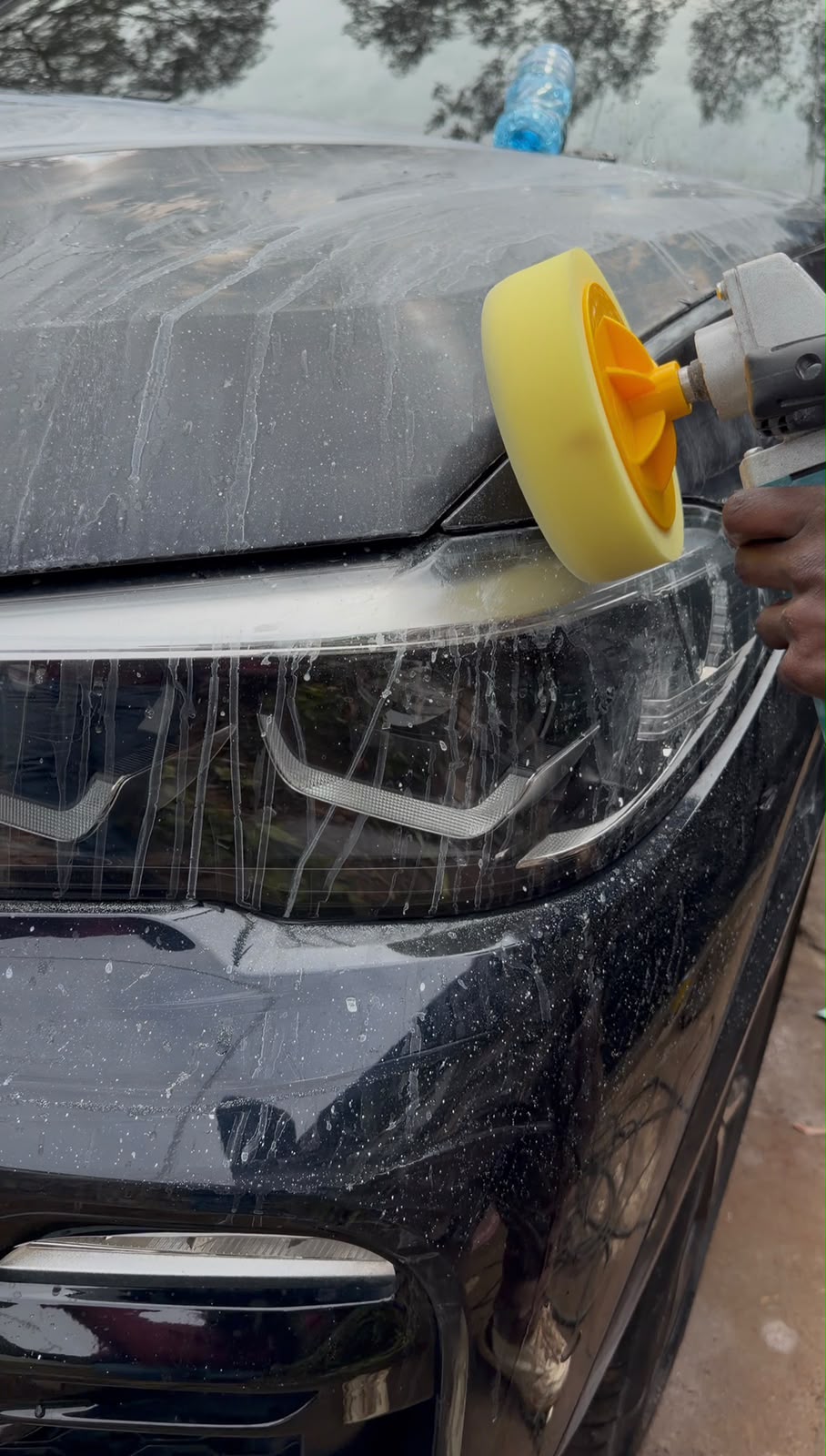 Machine buffing and paint correction